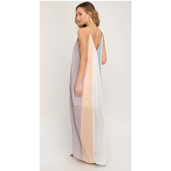 She + Sky Women's Small Long Maxi Dress - Picture 2 of 9